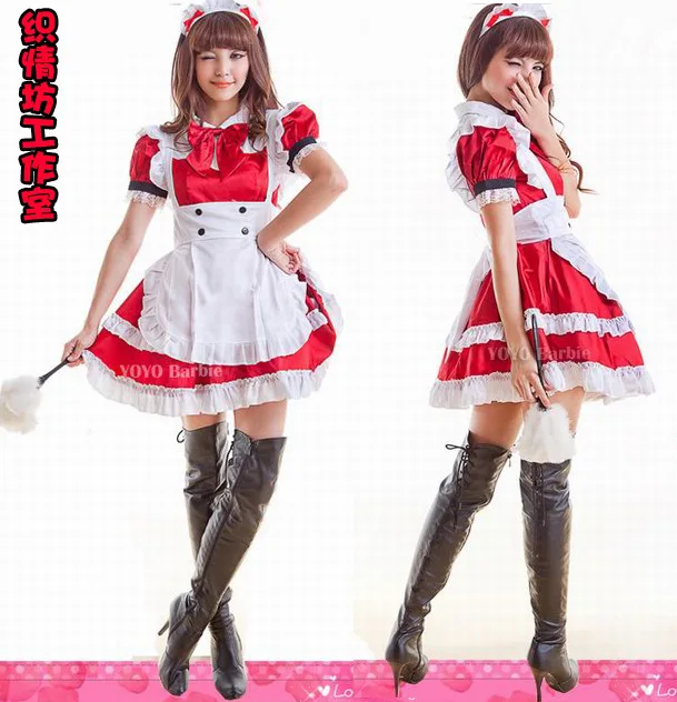 Lolita Barbie Princess Dress Cosplay Anime Singer Stage Costume Maid Costume