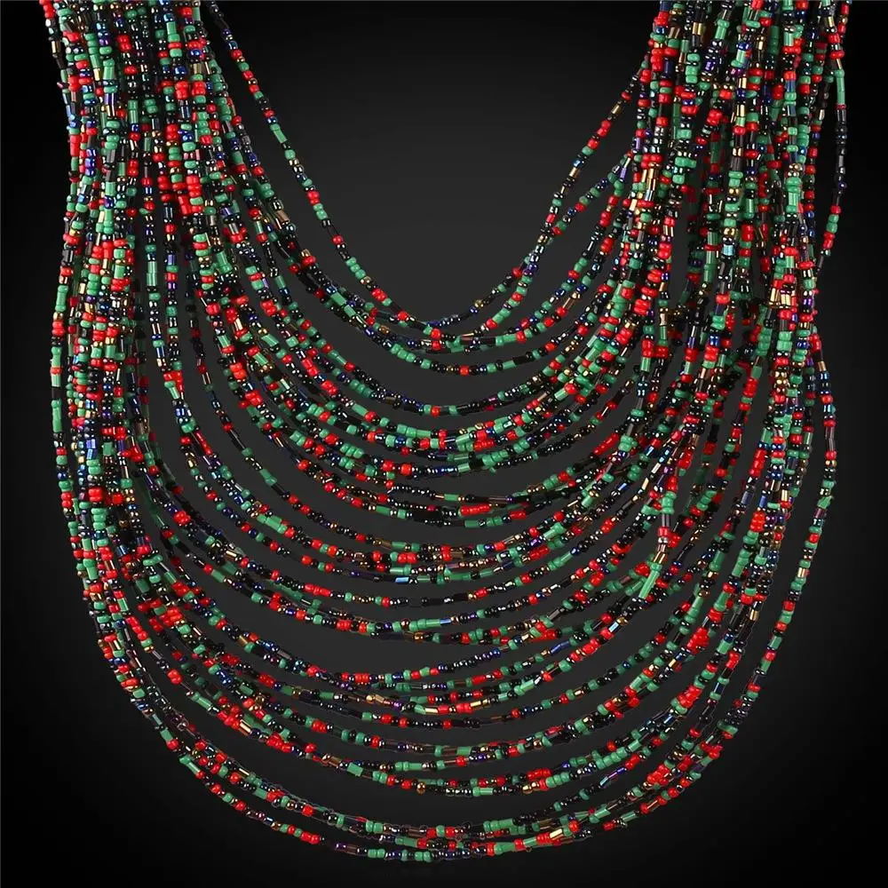 Buy Collare Nigeria African Coral Bead Necklace Women