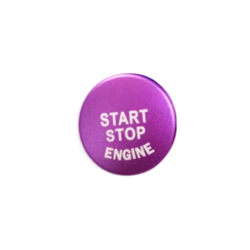 Автомобильный Алюминиевый сплав кнопка запуска стоп кольцо Крышка Накладка для BMW 1 3 5 серии F шасси F01 F07 F10 F18 F15 F16 F36 F82 F83 - Название цвета: Purple