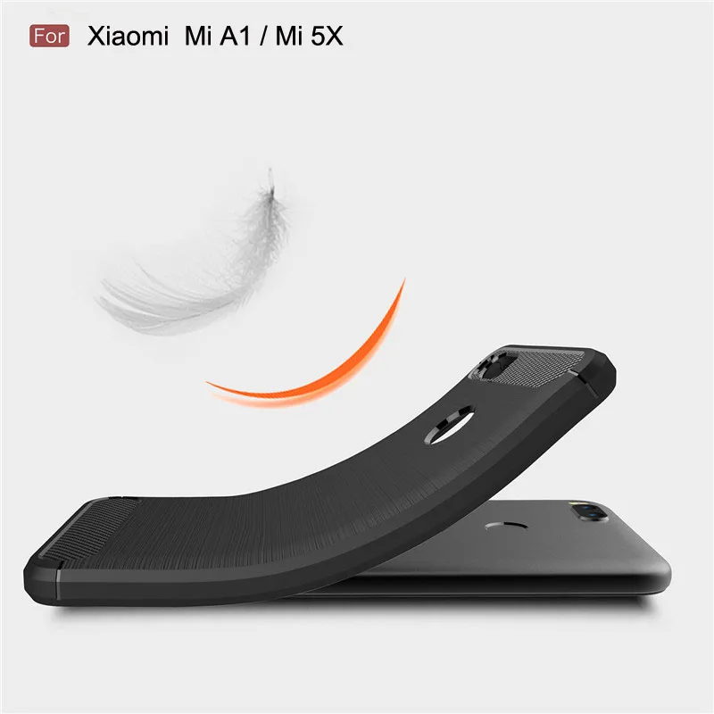 Whyes Мягкий силиконовый чехол для Xiaomi mi 5X A1 mi 5X из углеродного волокна противоударный чехол из ТПУ для Xiaomi mi 5X чехол