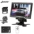 Jansite 7 “TFT LCD Monitor di Rearview Dell’automobile di HD Display Inversione della macchina fotografica di Sistema Paking Telecamera di Assistenza Per 800×480 veicolo monitor