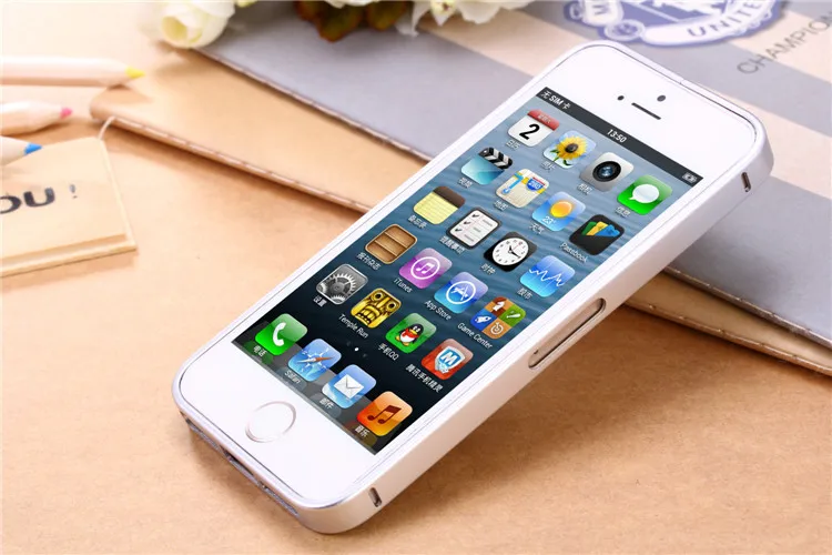 upgraded metal bumper case for iphone 5s 4s (10)