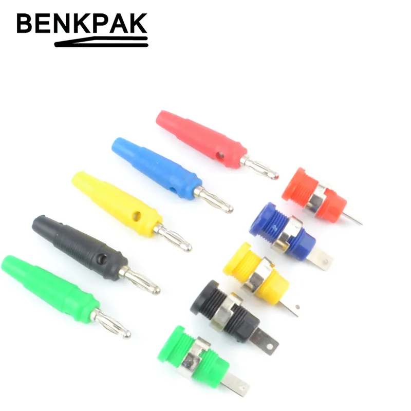 Buy 2 sets 4MM Binding Post Banana Socket panel mount