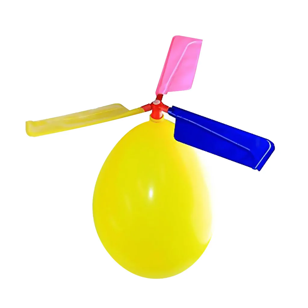 Classic Sound Balloon Helicopter UFO Kids Toy Aircraft Helicopter Party Filler Flying Outdoor Toy Gifts For Children Babies   