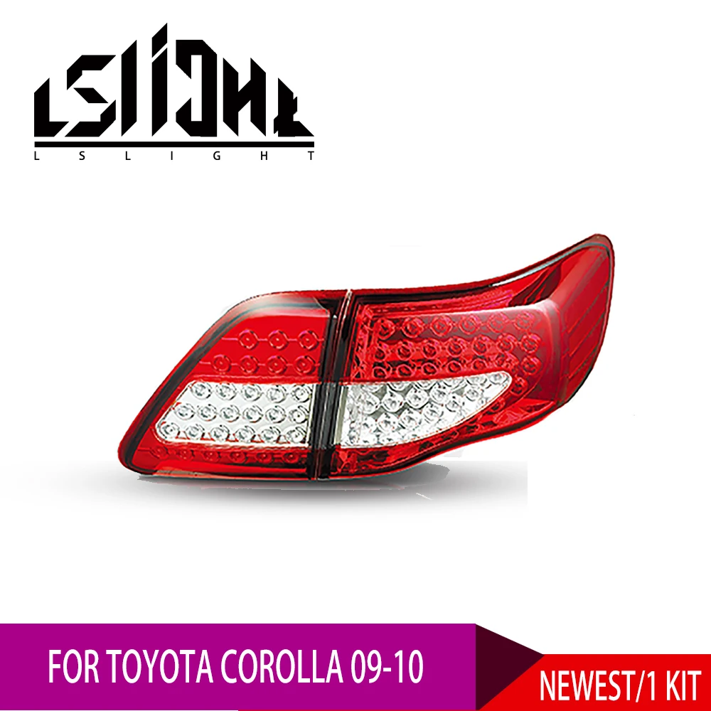 LS светильник светодиодный задний в сборе для Toyota Corolla 2009 2010 дневные ходовые огни s