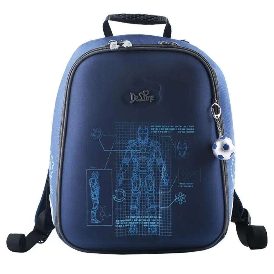 

Delune Orthopedic Schoolbag Backpack Kids Bag Waterproof Nylon Children School Bags Girls Boys Randoseru for Grade 1-3 Students