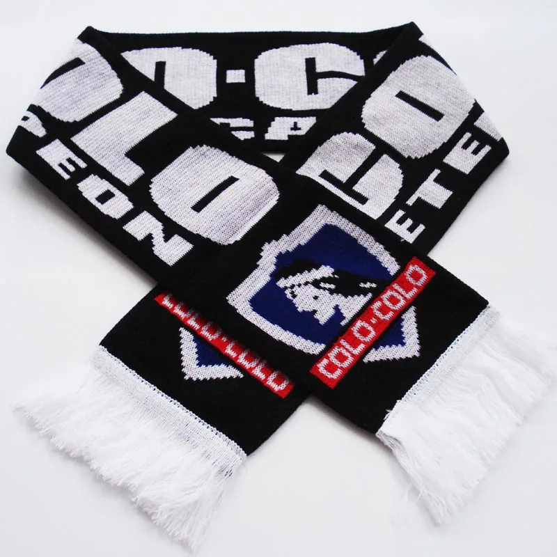 club social y deportivo colo colo knitting jacquard footall scarf knitted soccer scarffootball scarf free shipping in mens costumes from novelty special - Free Colo club social y deportivo colo colo knitting jacquard footall scarf knitted soccer scarffootball scarf free shipping in mens costumes from novelty special - Free Colo