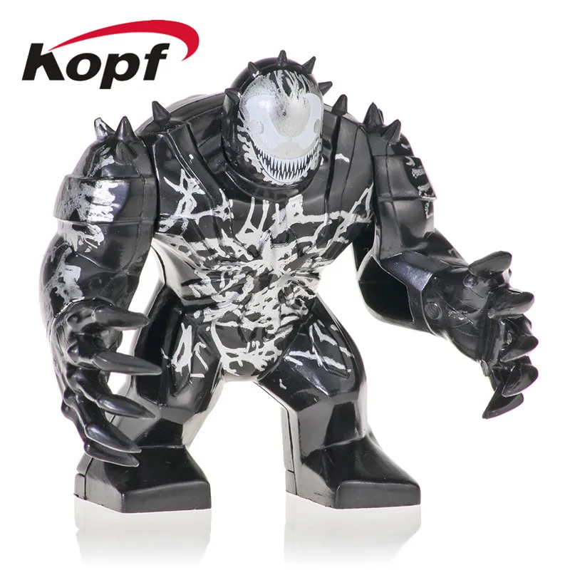 20 шт. Супер Герои халкбастер Venom Groot Aleskse Riot клейлицо анти-крюк Броня Кирпичи Строительные блоки для детей подарок игрушки PG2066