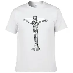 2019 Иисус футболки для мужчин новинка личности футболки Христианско-католический Бог футболки Лето короткий рукав футболки для девочек G