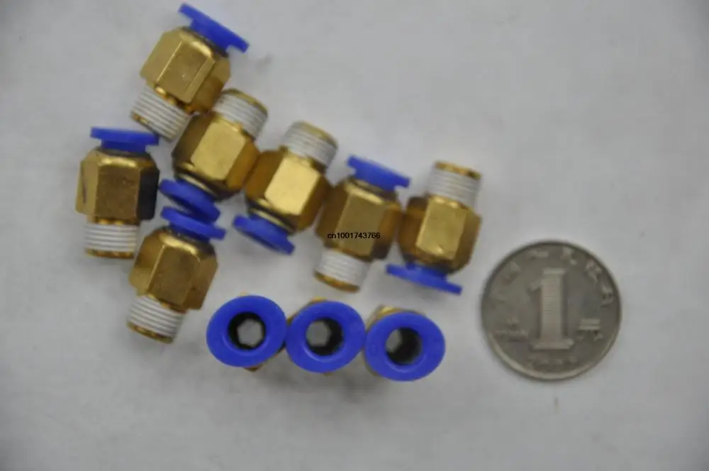 6mm to M5 Pneumatic Connectors male straight/one-touch fittings/BSPT SNS pnematic parts/quick coupler/air compression fitting |