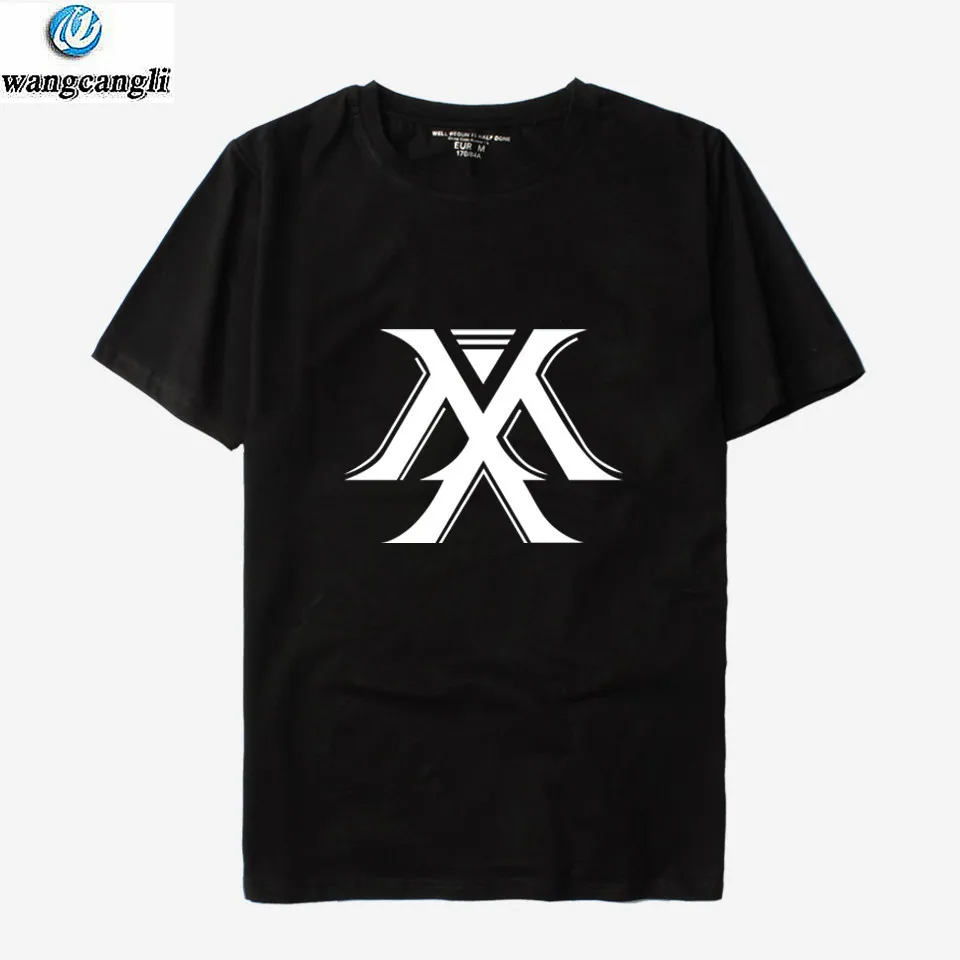 

Kpop MONSTA X t shirt women men fashion cotton tshirt t-shirt women korean plus size short sleeve t shirts tops k-pop clothes