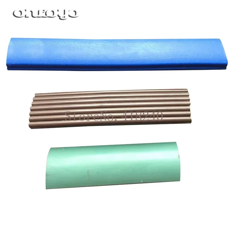 

Computer embroidery machine parts platen glue edge plane green brown blue table board edge binder