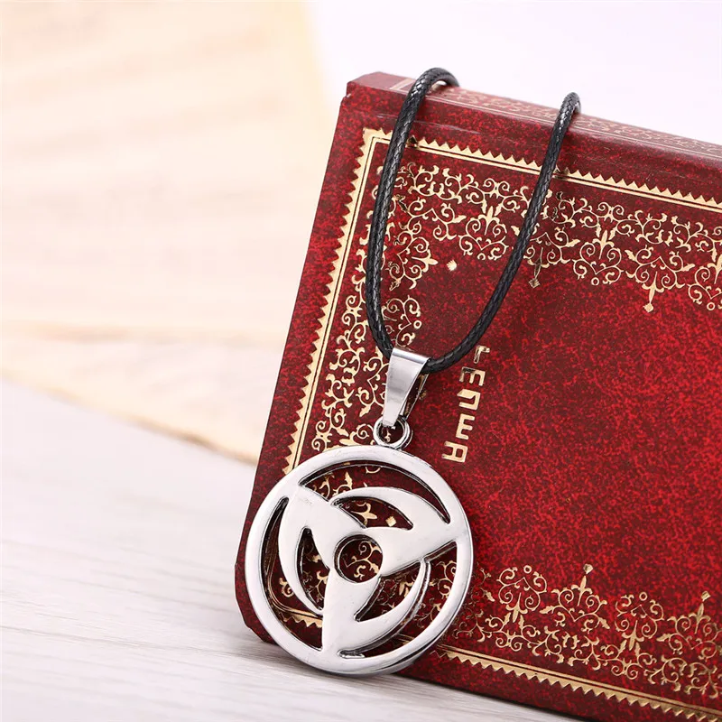 Аниме подвеска в виде Наруто Uchiha Obito Kakashi Mangekyou ожерельлье Шаринган Косплей
