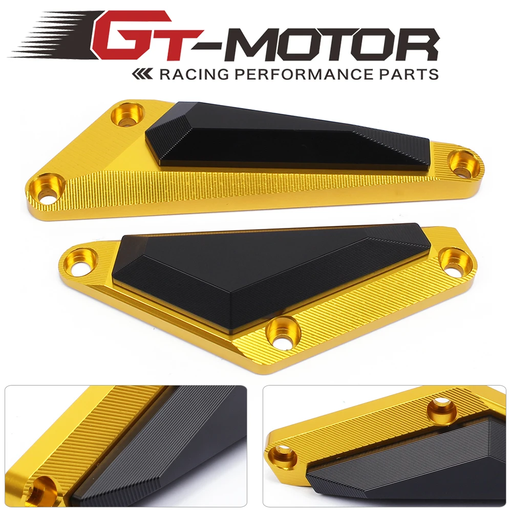 

GT Motor-Motorcycle Frame Slider Engine Stator Case Guard Cover Protector For Yamaha MT07 MT-07 2014 2015 2016