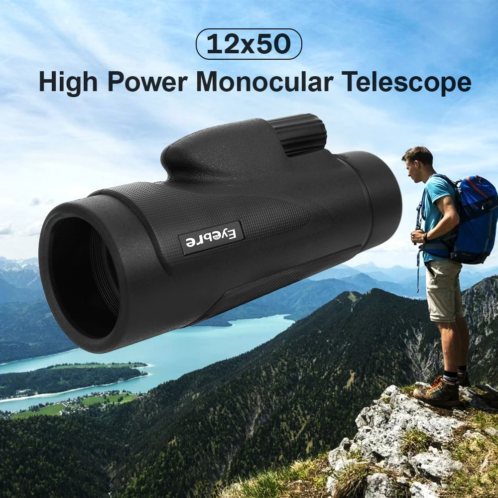 Eyebre Telescope 12x50 High Power Monocular Hunting Optics