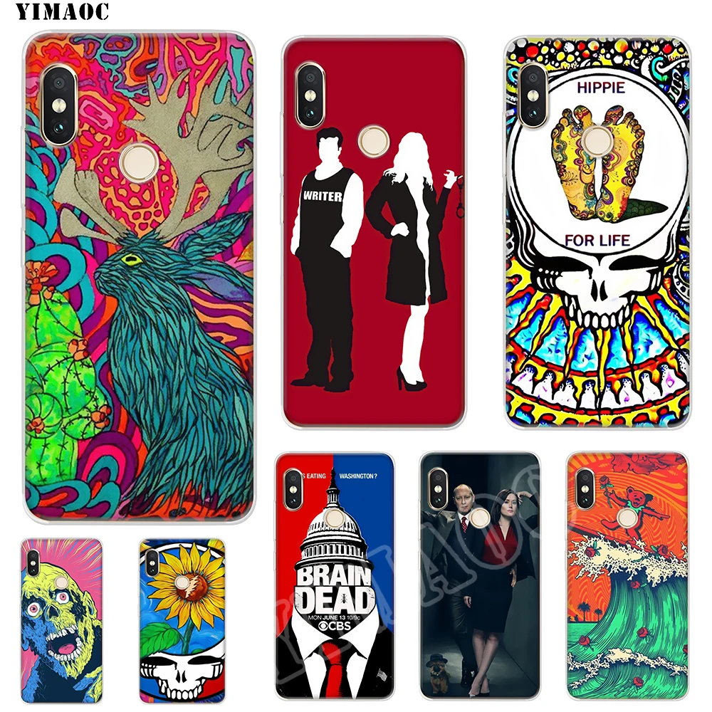 YIMAOC BrainDead Soft Silicone Case for POCOPHONE F1 Xiaomi Redmi Note 6 7 Pro 6A Mi 8 Lite TPU Cover |