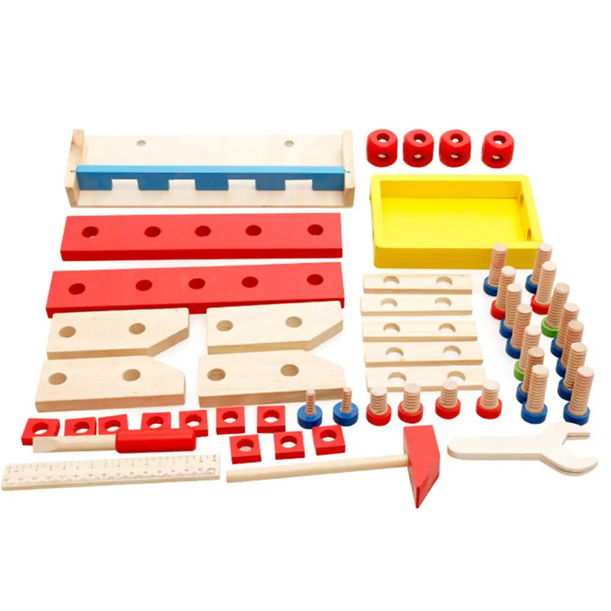 Деревянная установка Инженерная игрушка детский набор инструментов для игры винт деревянная работа для скамейки ролевые игры инструменты Развивающие игрушки для мальчиков и девочек