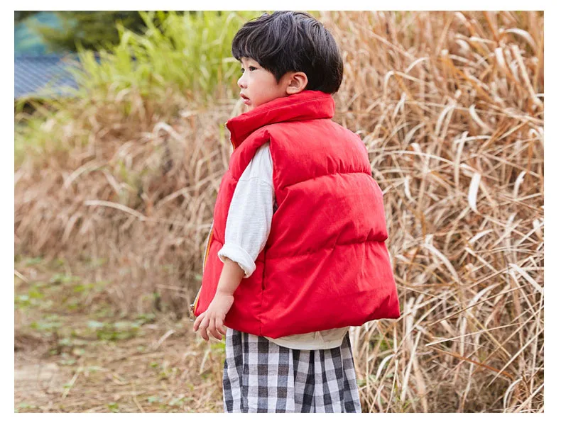 Velour Sleeveless Long Solid Boys Warm Jackets For Girls Winter Vests Kids Outerwear Tops Clothing Baby Zipper Cotton Vest Girls (19)