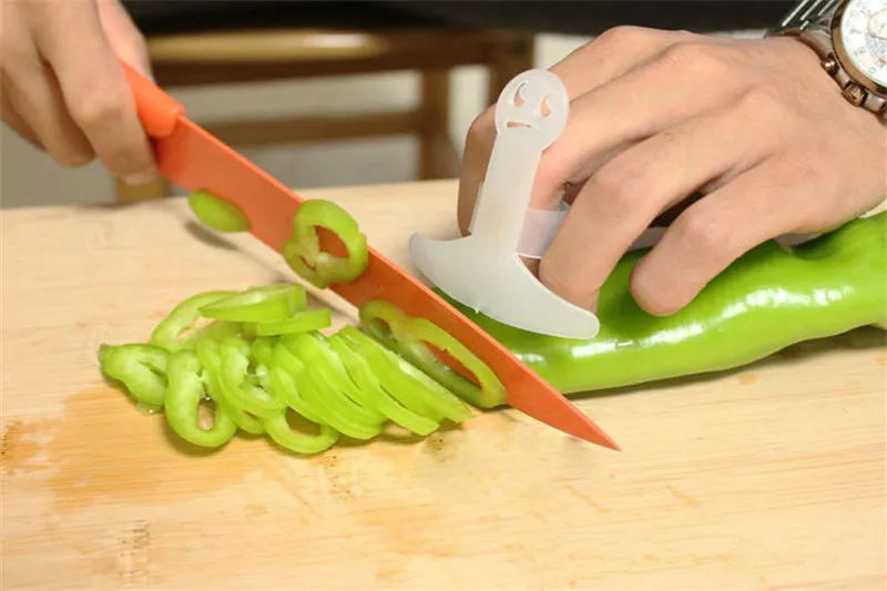 1 шт. защита для пальцев пластиковая защита для рук Кухонные инструменты для приготовления пищи нож из нержавеющей стали для резки овощей