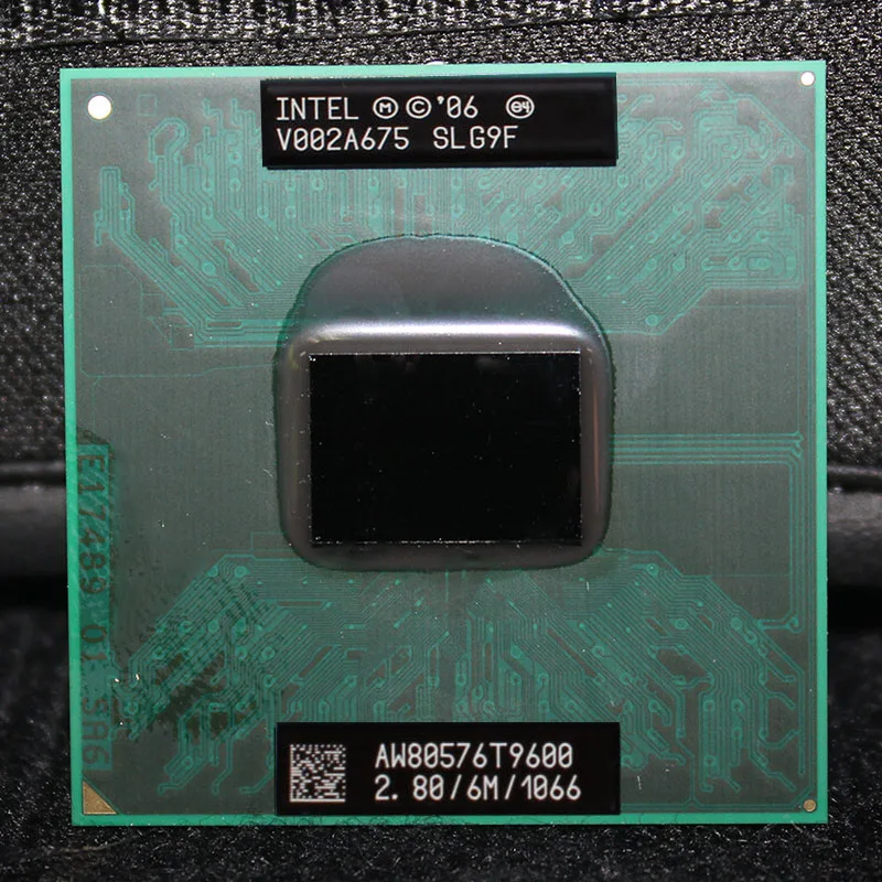 إنتل كور 2 ديو t9600 2.8 جيجا هرتز 1066 ميجا هرتز 6 متر laptop cpu المعالج إنتل كور 2 ديو t9600 2.8 جيجا هرتز 1066 ميجا هرتز 6 متر laptop cpu المعالج