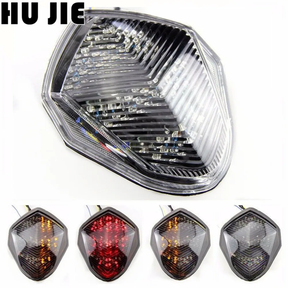

For 03-04 Suzuki GSXR1000 GSXR 1000 K3 LED Tail Brake Light Rear Turn Signals Indicator Integrated Warning Stop Lamps 2003 2004
