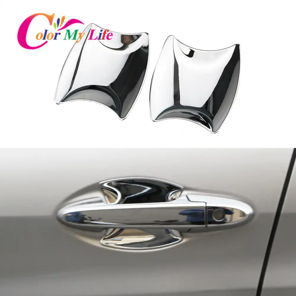 images Car Door Handle Cup Protector Honda car front door handle bowl cover for honda hrv vezel hr v hr v 2014 2015 2016 2017 chrome car door wrist protector trim sticker