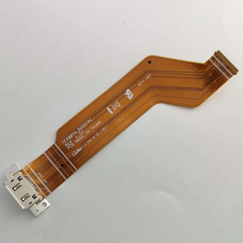 

100% test good Dock Connector USB Charging Port Flex Cable For Asus VIVOTAB RT TF600TL TF600TG TF600T TF600TG_DOCKFPC REV. 1.1G