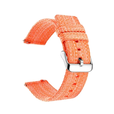 YUEDAER Ремешки для наручных часов нейлоновый ремень с металлической пряжкой ремешок для Xiaomi Huami Amazfit Bip Bit Band аксессуары для браслетов - Цвет: type 2 orange