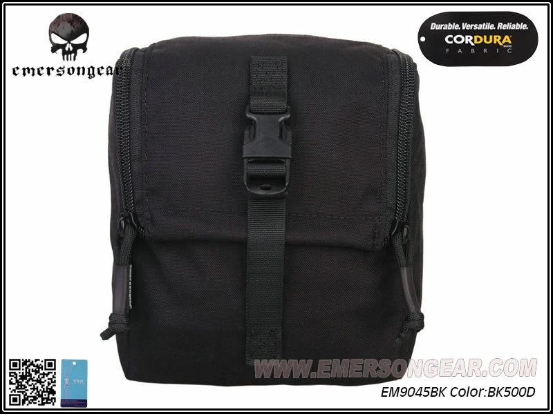 EmersonGear CP стиль Чехол Мультикам черный тактический MOLLE поясная сумка Военная GP универсальный чехол Охотничьи аксессуары