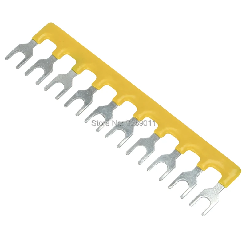 1PCS TB1510 TBD 15A 10 Positions 15A Wire Connector Pre Insulated Fork