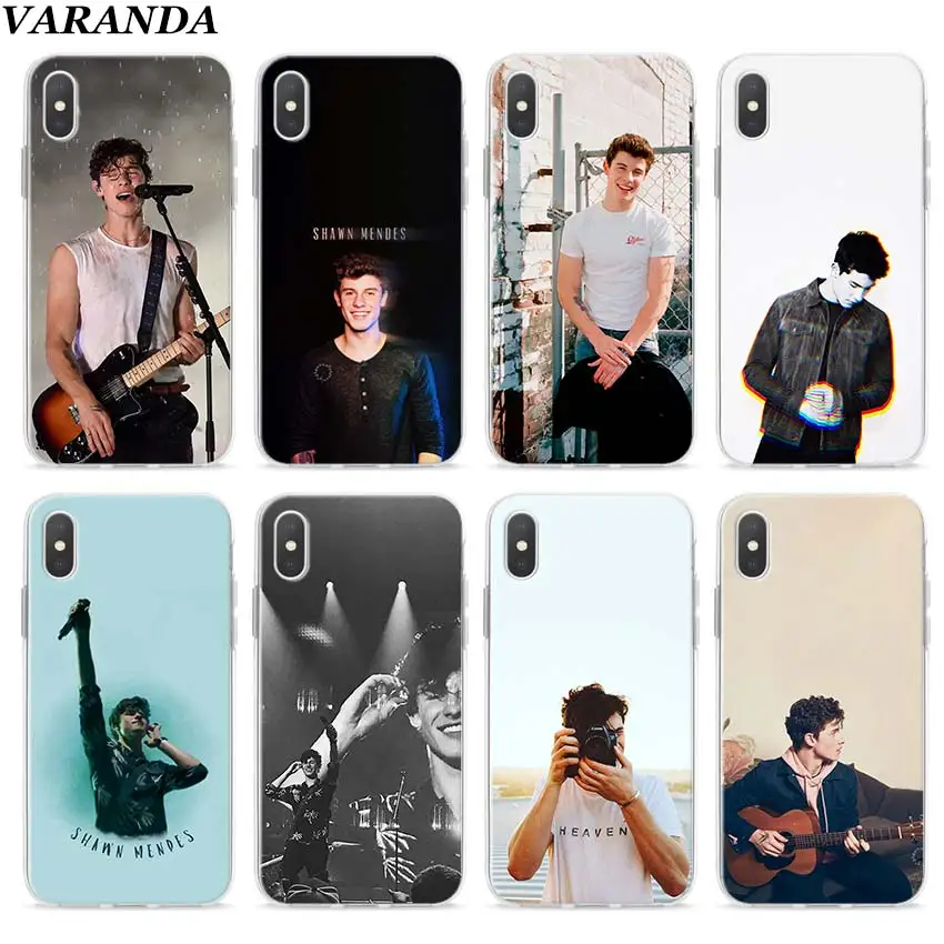 

Shawn Mendes 98 Clear Case for Apple iPhone 7 8 Plus 6 6s Plus 5 5s X XR XS MAX TPU Soft cases Coque