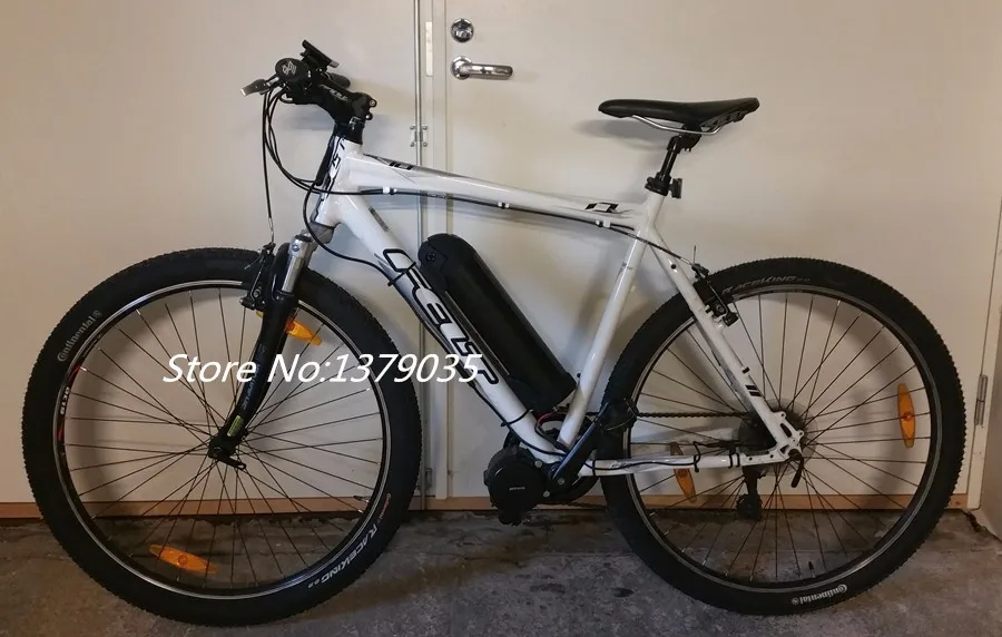 Discount EU US No taxes BBS02 Bafang 48V 500W mid drive electric motor kit with 48V 10.4Ah Li-ion Water bottle ebike battery +charger 1