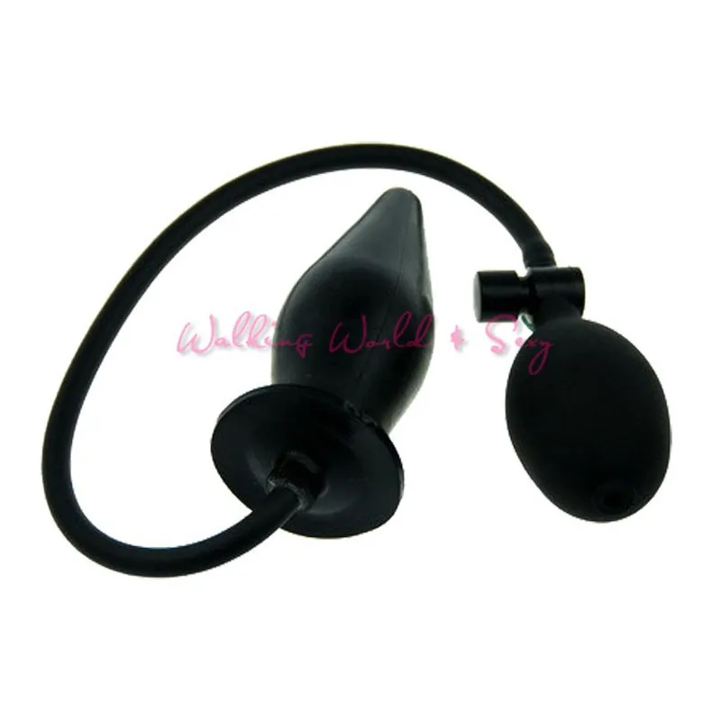 2 Colors Inflatable Dildo Anal Plug Massager Inflatable Butt Plug Expandable Anal Dilator Anal Sex Toy For Femal Sex Products