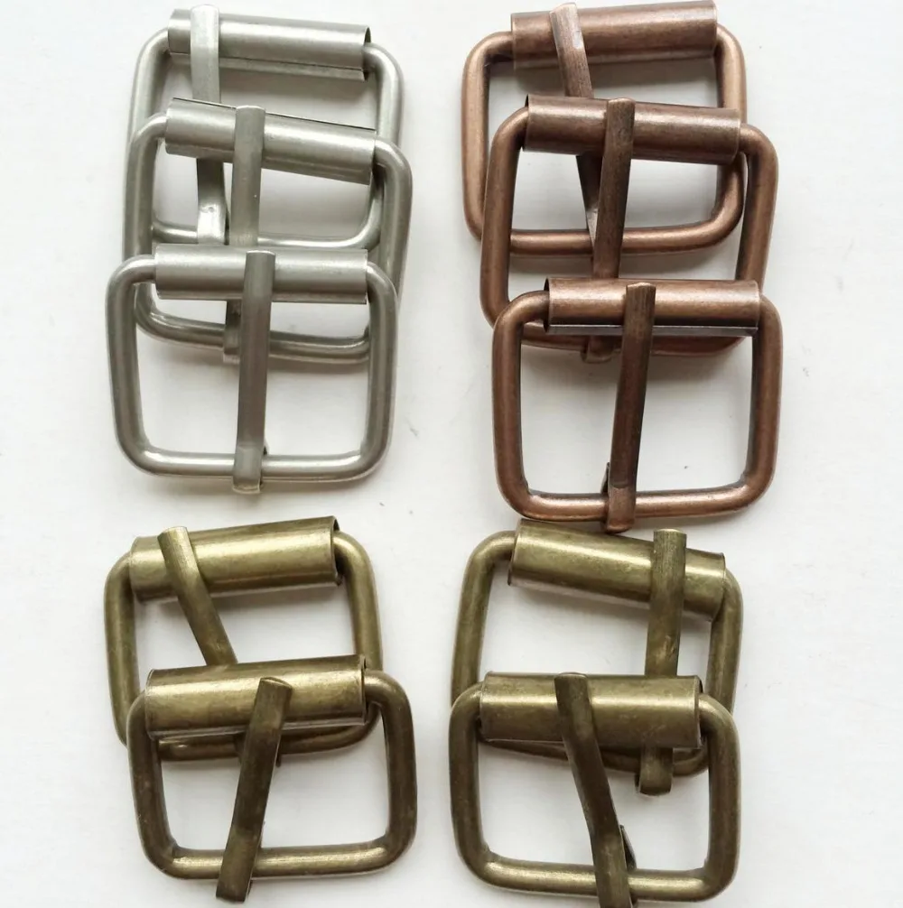 DKBLINGS 20PCS Ferrous roller buckles for shoes bag buckles inner size