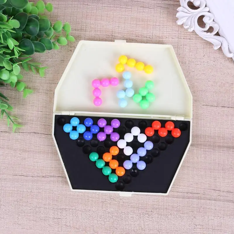 

Bead Game Toy Funny Educational Pyramid Wisdom Bead Game Kids Children Developmental Intelligent Cleverness Logic Puzzle