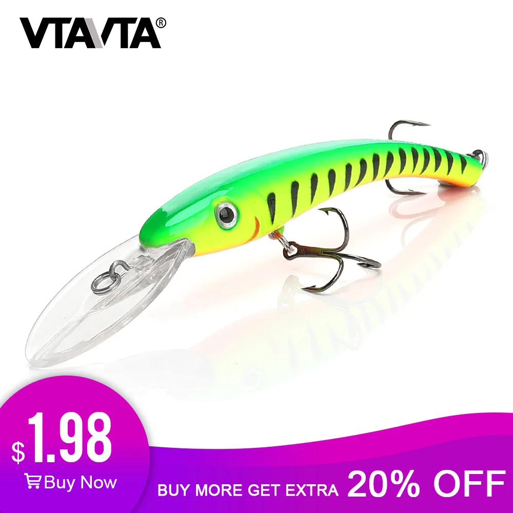VTAVTA Minow الصيد السحر Wobblers ل التصيد/بايك الصيد 10 سنتيمتر 9.5g العائمة وهمية/الطعوم الثابت الأسود أسماك إغراء سمك السلمون المرقط VTAVTA Minow الصيد السحر Wobblers ل التصيد/بايك الصيد 10 سنتيمتر 9.5g العائمة وهمية/الطعوم الثابت الأسود أسماك إغراء سمك السلمون المرقط