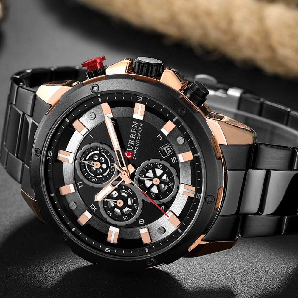  CURREN Mens Watches 2019 Relogio Masculino Men's Watch Luxury Famous Top Brand Sport Watch Military