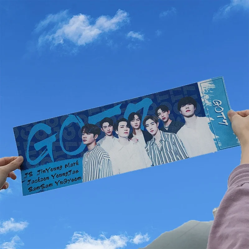 1 шт. Kawaii GOT7 IKON REDVELVET концертная поддержка ручной баннер ткань повесить плакат Канцелярский набор