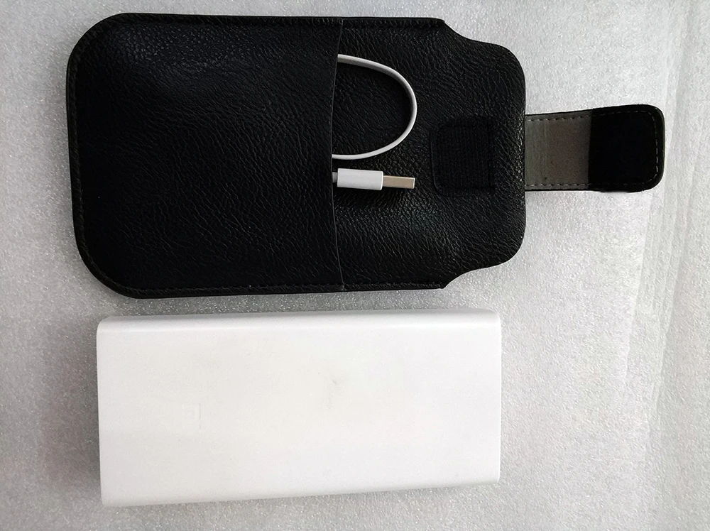 Xiaomi power Bank 20000mah 2C 20000 ремень с застежкой из искусственной кожи чехол объемное крепление power bank прочное окно для зарядки кабеля телефона легко