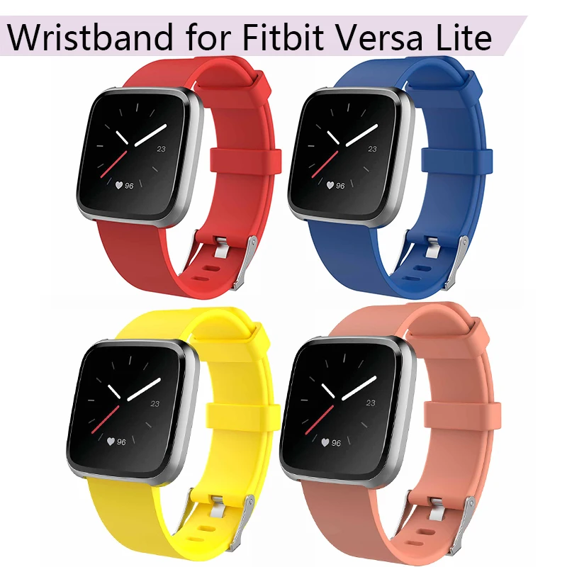 

Adjustable Replacement Silicone Rubber Band Strap Wristband Bracelet for Fitbit Versa for Fitbit Versa Lite Smart Watch Band