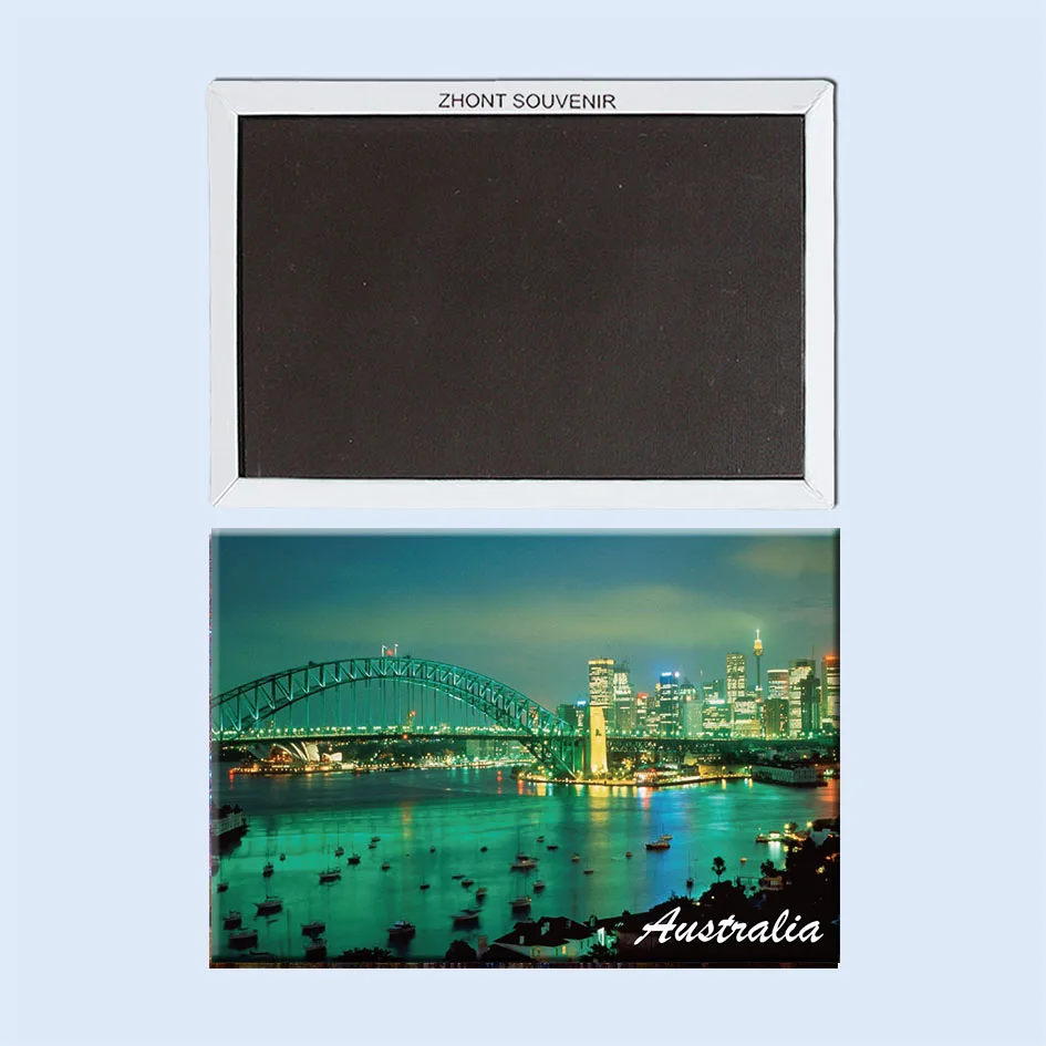 

Night LIghting of Sydney Metal wrapped TinPlate Fridge Magnets 22039,Quality Souvenirs for world Attraction