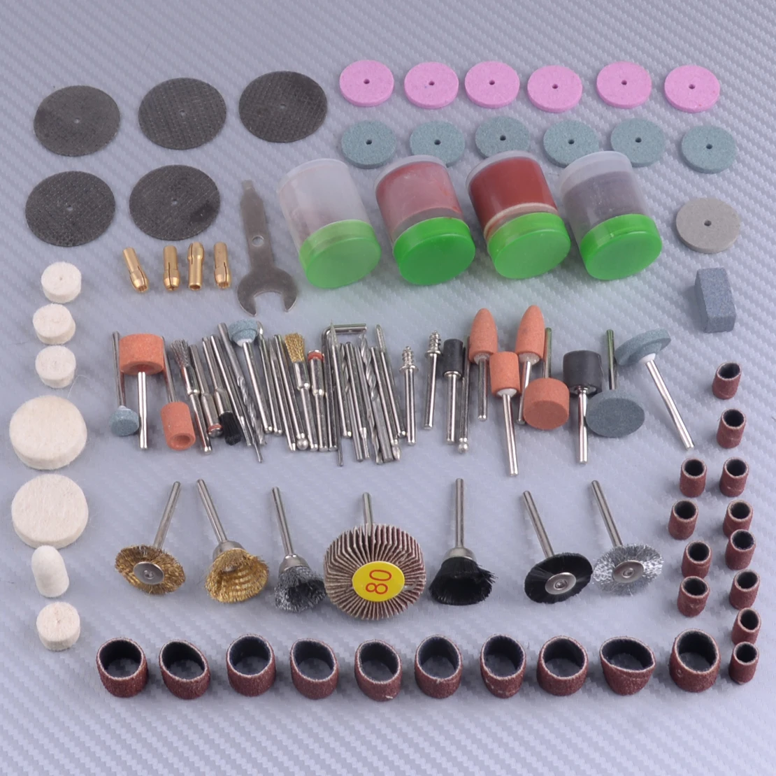 

LETAOSK 136pcs/Set Wheel Bit Polishing Kits Rotary Tool Accessories Fit For Dremel DIY Oolished Engraving