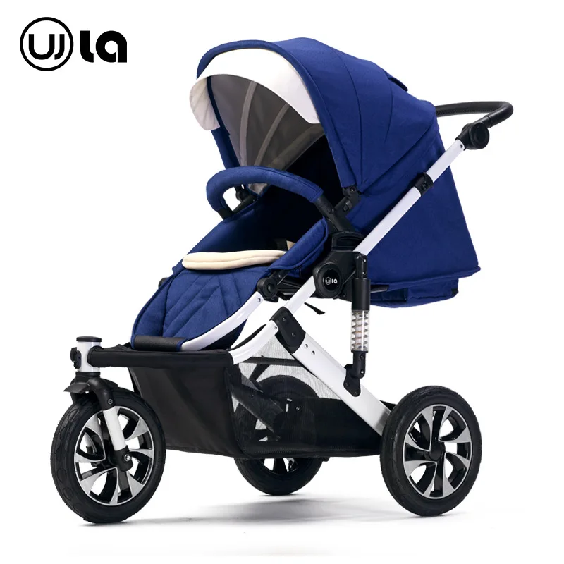 

Baby stroller High Landscape Folding Baby Tricycle can sit and lie Newborn Stroller with High Quality trollery