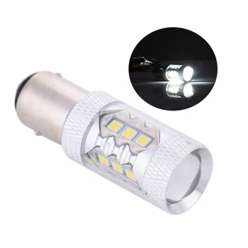 

Car Tail Reverse Light Brake Light Bulbs 6000K Pair 80W 1157 15D 1158 Super White LED