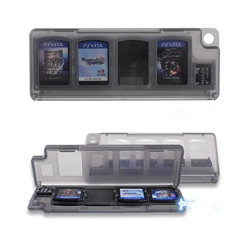 5Pcs/lot 10 in1 Game Memory Card Holder Cartridge Case Storage Box for