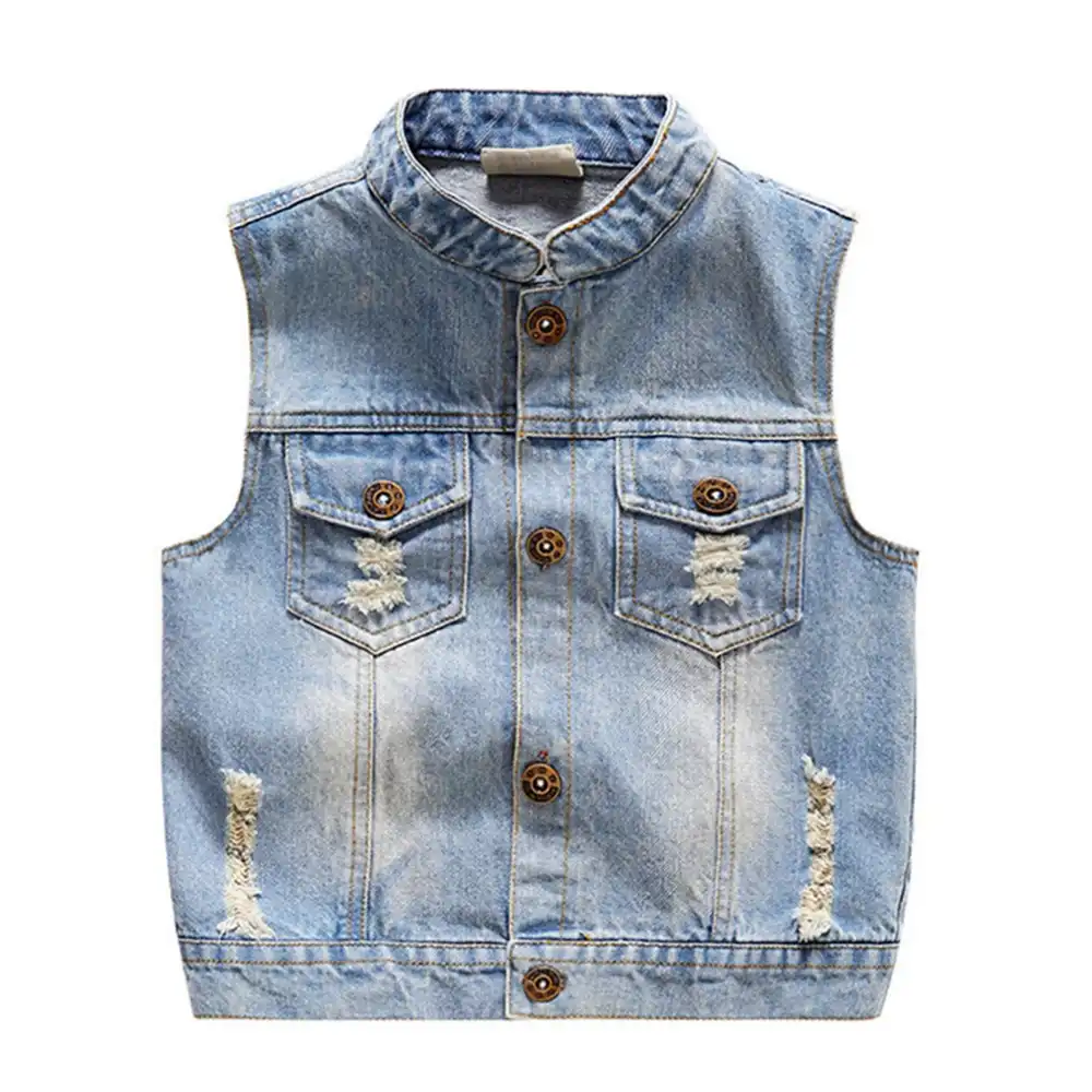 blue jean vest girls