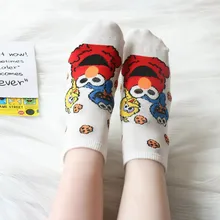 Японский с рисунком «Улица Сезам» и Косплэй Носки Элмо куки с монстром Новинка смешной милый мягкий чехол для носки; женские носки Приятный хлопок, носки