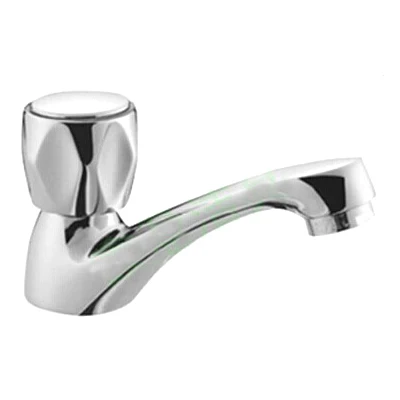 

L15139 - Luxury Deck Mounted Chrome Color Brass Material Cold Water Basin Faucet