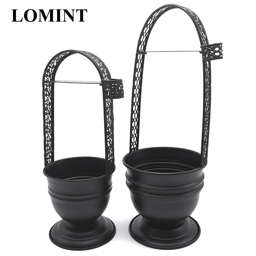 

LOMINT Black Hookah Charcoal Basket Small Large shisha Charcoal Holder Narguile Accessories LM-0985