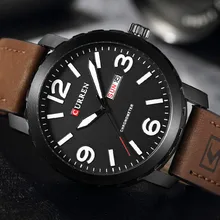 Curren Watches Men Brand Luxury Quartz Watch Men's Fashion Casual Sport Wristwatches With Calendar Male Clock Relogio Masculino pacific angel shark sport watch luxury calendar quartz men male watches fashion red black leather band relogio masculino sh094